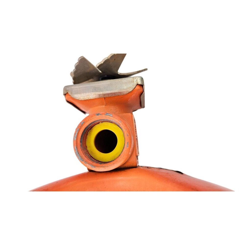 Vintage Metal Garden Sprinkler It Gets The Corners Orange Square Spray Original - Picture 5 of 7